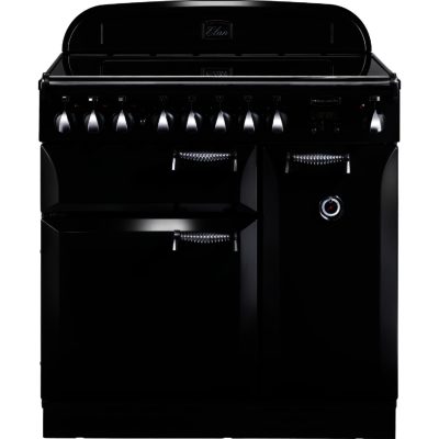 Rangemaster Elan 90cm Electric Induction 89400 Range Cooker in Black Rangemaster Elan 90cm Electric Induction 89400 Range Cooker in Black